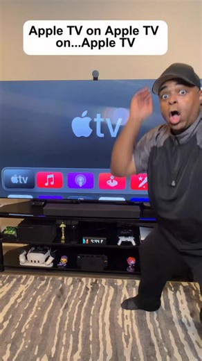 Lamarr Wilson on Instagram: "Apple TV on Apple TV on….Apple TV?! #tech #techreels #lamarrwilson"