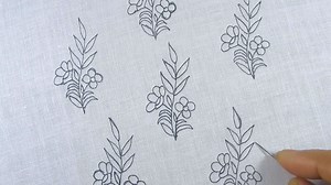 Latest hand embroidery all over design stitching tutorial | SR Embroidery