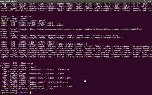 首次使用Yocto创建的嵌入式系统--demo
