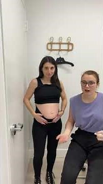 Pregnancy taping for belly support