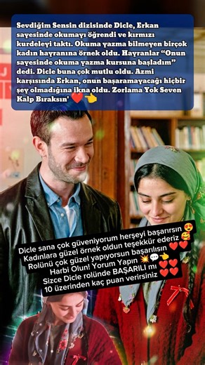 Dicle Sevdiğim Sensin Kadınlara Örnek Oldu! 💥 Okumayı Öğrendi Erkan Ona Kurdele Verdi! 🔥