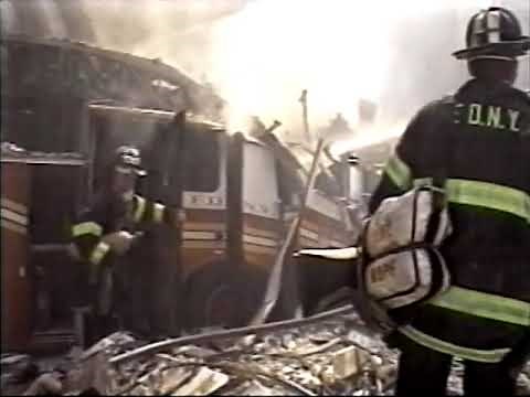 Footage of FDNY Ladder 3 on 9/11 Footage By Steve Spak