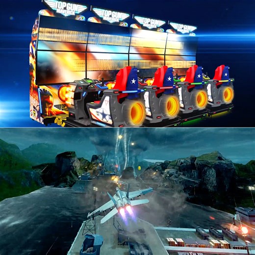 Raw Thrills x Play Mechanix Unveil Massive Top Gun Maverick Arcade Machine with Dual 65″ Displays