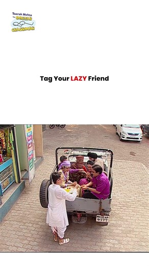 Tag Your LAZY Friend ! #tmkoc #funny #comedy #taarakmehta #jethalal #daya