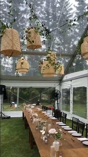 Create a Stunning Outdoor Wedding With This Beautiful Tent Setup