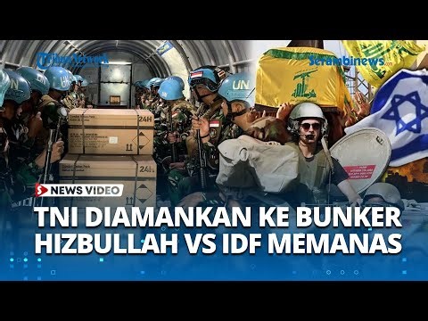 Penampakan Satgas TNI Konga di Bunker Lebanon saat Konflik Hizbullah VS Israel Memanas