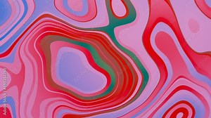 A psychedelic trip through a warped dreamscape! This 4K animation blends 3D animation with 2D illustration, creating an abstract, fluid world of swirling colors and distorted textures.