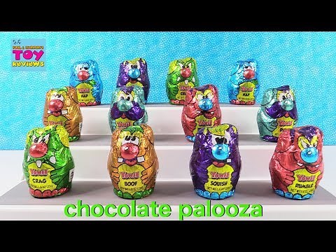 Giant Yowie Chocolate Surprise Egg Toy Opening Review | PSToyReviews