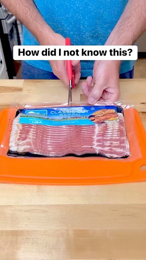 227K views · 912 reactions | Use wrapper to seal bacon 肋 #bacon #breakfast #storage #cookingtips | Liz & Jeff | Facebook