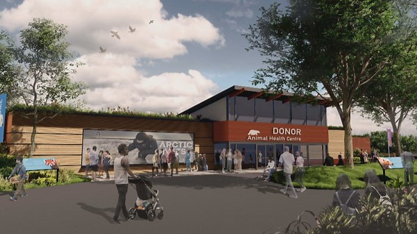 Proposed animal hospital at Assiniboine Park Zoo to include viewing area for visitors
