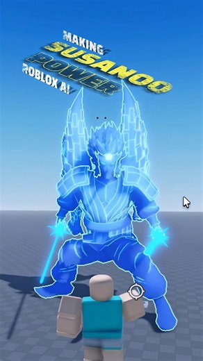 AI make this OVERPOWERED Susanoo in Roblox 😱 #robloxdev #roblox #robloxedit
