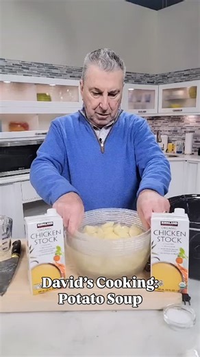 Cozy up indoors with the best potato soup🥣 David has the perfect recipe — check it out at 10am — only on Fox 8📺 #newday #recipes #davidcooks #potatosoup #cozyup | New Day Cleveland