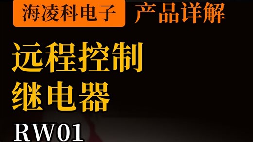 远程一路控制继电器RW01