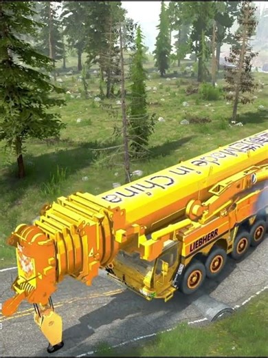 Truck vs Speedbums #mudrunner #simulation #truck #shorts