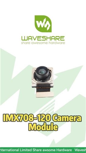 IMX708 120 Camera Module,12MP High-Resolution Imagery,Plug into Standard Raspberry Pi Camera