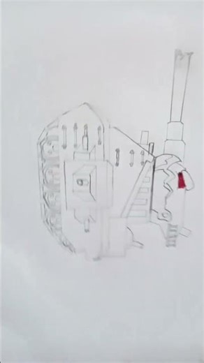 home animation tank leviathan tank drawing #shorts