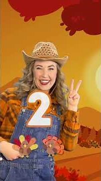 Five Little Turkeys 🦃 Thanksgiving Song | Counting Song for Toddlers