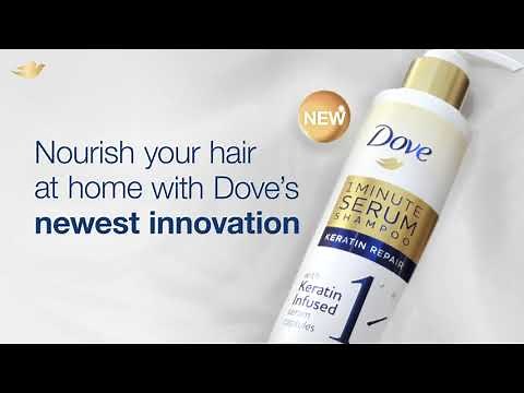 Care and nourish your hair with Dove 1 Min Serum Shampoo