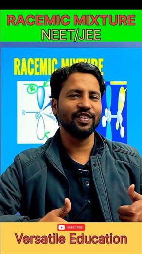 RACEMIC MIXTURE 🧠🧠 NEET/JEE Viraj Sir #versatileeducation #Racemic #virajsir