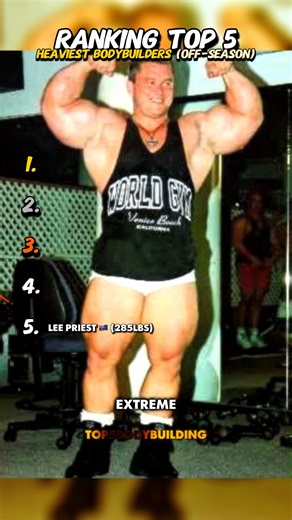 Top 5 HEAVIEST Bodybuilders (Off-Season Edition) 😯💪| #bodybuilding #mrolympia #gym