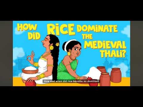 How did Rice Dominate the Medieval Thali?