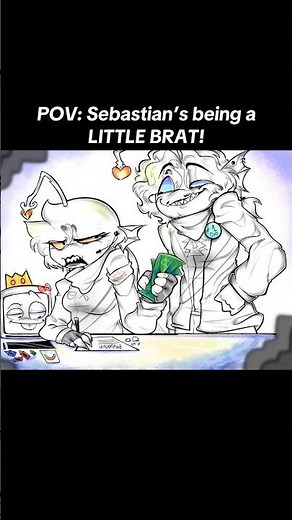 Sebastian solace BEING A BRAT! #animatic #art #pressure #oc #sebastian #pressureroblox #digitalart