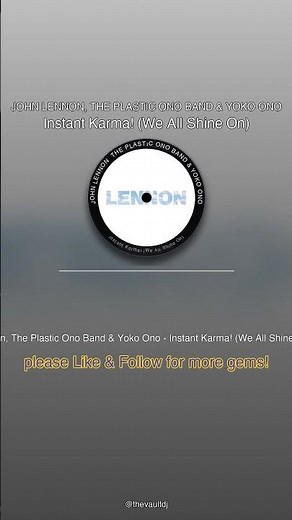🎵 John Lennon, The Plastic Ono Band & Yoko Ono - Instant Karma (We All Shine On) 1970 | One of the g