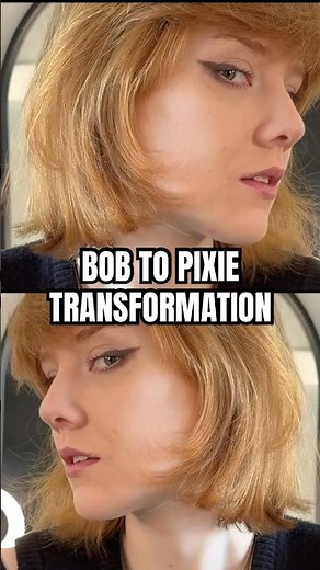Bob to Pixie Cut Transformation