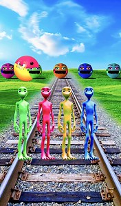 Pac man colouring 5 alien train head... more | Cr Sagor 07