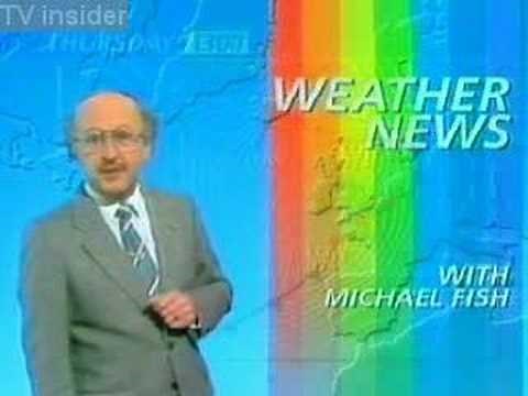 BBC weather blooper by Michael Fish storm of 1987