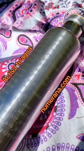 Botellas Activadoras de Agua con Números de Grabovoi