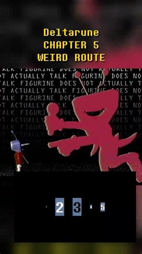 Chapter 5 WEIRD ROUTE in DELTARUNE? #deltarune #undertale #tobyfox #gaming #sans #kris #ralsei