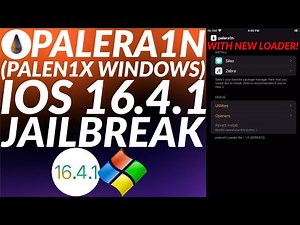 iOS 16.4.1 Jailbreak Windows with New Loader | Palen1x USB Windows | Palera1n Jailbreak iOS 16.4.1