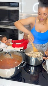 2.9M views · 10K reactions | Chiemeka’s first cooking class  he’s learning from the best  | Hair Tutorials & Lifestyle | Facebook