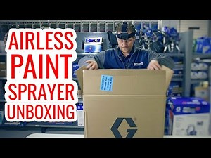 Graco FinishPro GX 19 UNBOXING | Electric Airless Sprayer for Fine Finishes
