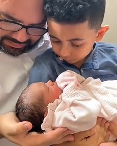 After being told he could no longer have children after the birth of his first child, this father prayed for the miracle of another child ❤️ | Baby's Diary