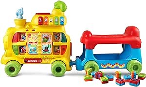 Amazon.com: VTech Sit-to-Stand Alphabet Train (Frustration Free Packaging) : Toys & Games