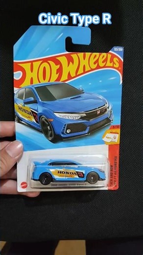 Hot Wheels Honda Civic Type R 2018 #hotwheels#hotwheelscollection#hondacivictyper#diecast#shorts