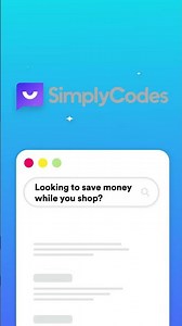 Save with coupons and rewards using the SimplyCodes app!