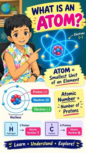 What is an Atom? 🧪 | Atomic Number Explained Simply | chemistry for beginners