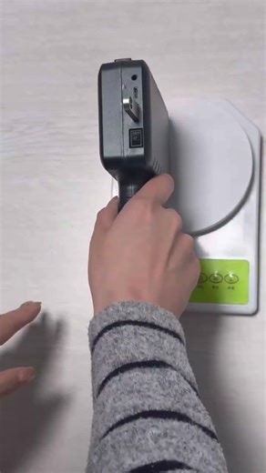 Handheld Inkjet Printer Demo | Logo Printing on Electronic Scale & Weight Test