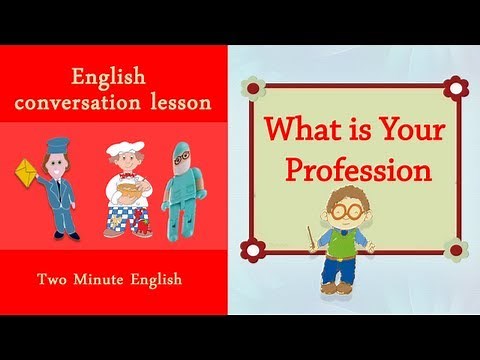 English Job Vocabulary - Professions in English. What is your Job? Occupations English Lesson