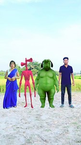 164K views · 994 reactions | Domi tu Casita red siren, blue boudi & green fatty dog correct head matching with kamariya Dole song #trending #funny | UK Vfx | Facebook