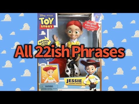 All 22ish Phrases for the Thinkway Jessie the Talking Cowgirl