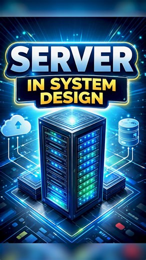 Server explained in 30 Seconds ⚡ System Design Basics #shorts