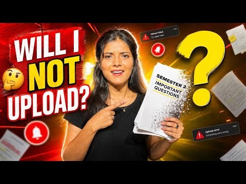 🤔 Will I Not Upload Semester 2 Important Questions? | OSMANIA UNIVERSITY | SEM-2 | ‪@shivanipallela‬
