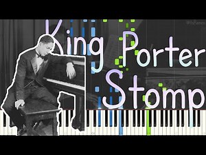 Jelly Roll Morton - King Porter Stomp 1926 (Solo Classic Jazz / Ragtime Piano Synthesia) [Version 1]