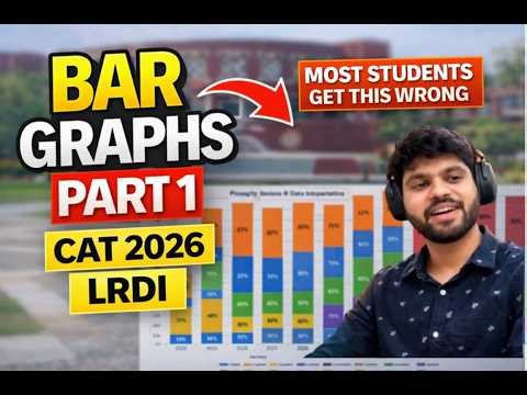 Bar Graphs Part 1 for CAT 2026 LRDI | 1 Mistake That Ruins the Entire Set