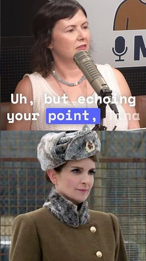 Tina Fey in MUPPETS MOST WANTED: The Baroness Of The Muppetverse? #tinafey #muppets #podcastshorts