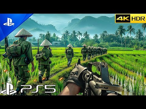 (PS5) VIETNAM BUNKER ATTACK | Realistic Ultra Graphics Gameplay Call Of Duty Cold War 4K 60FPS